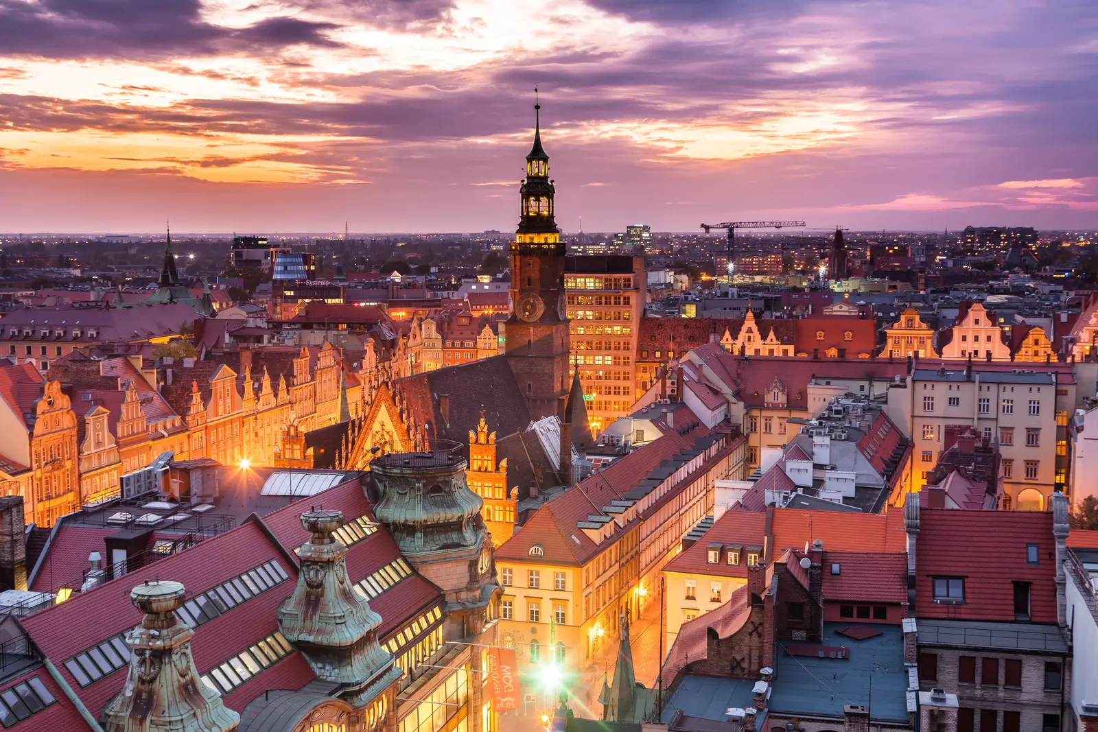 Rynek wrocławski - panorama